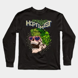 Hoptimist 2 - Funny Beer Long Sleeve T-Shirt